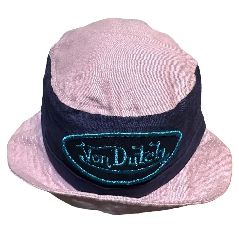 Vintage Von Dutch Bucket Fisherman Youth/Kids Hat Y2K